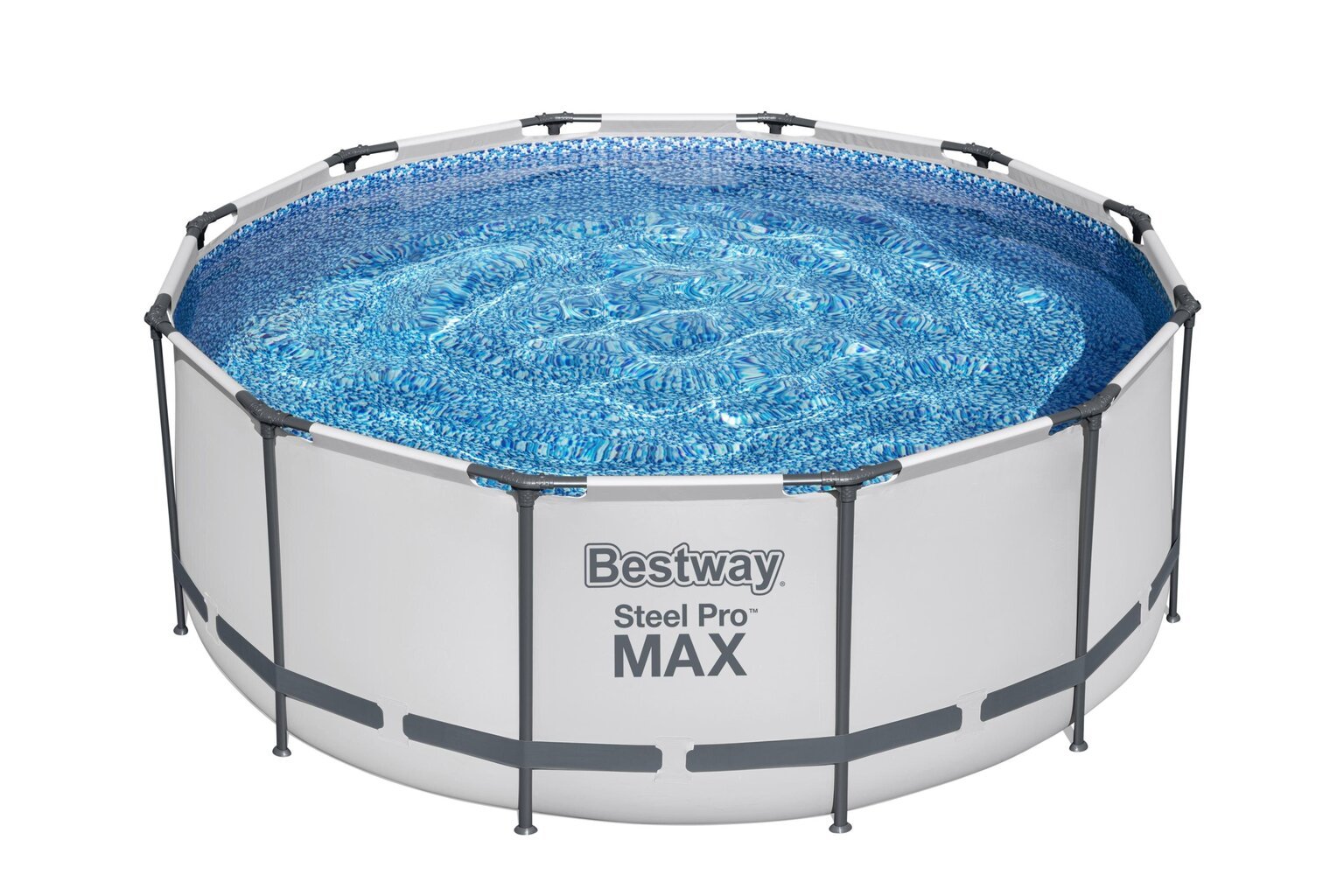 Karkassbassein filtriga Bestway Steel Pro Max, 366x122 cm, sinine hind ja info | Basseinid | kaup24.ee
