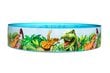 Laste sammasbassein Bestway Dinosaur Fill 'N Fun, 946 l, valge/kirju цена и информация | Basseinid | kaup24.ee