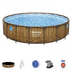 Каркасный бассейн Bestway Power Steel Swim Vista Series с фильтром, 549x122 см цена и информация | Бассейны | kaup24.ee