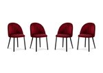 Комплект из 4-х стульев Milo Casa Livia, красный