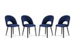 4-tooli komplekt Milo Casa Lucia, tumesinine hind ja info | Söögitoolid, baaritoolid | kaup24.ee
