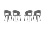 Комплект из 4-х стульев Windsor and Co Elpis, серый