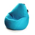 Кресло-мешок Qubo™ Comfort 90, гобелен, светло синее