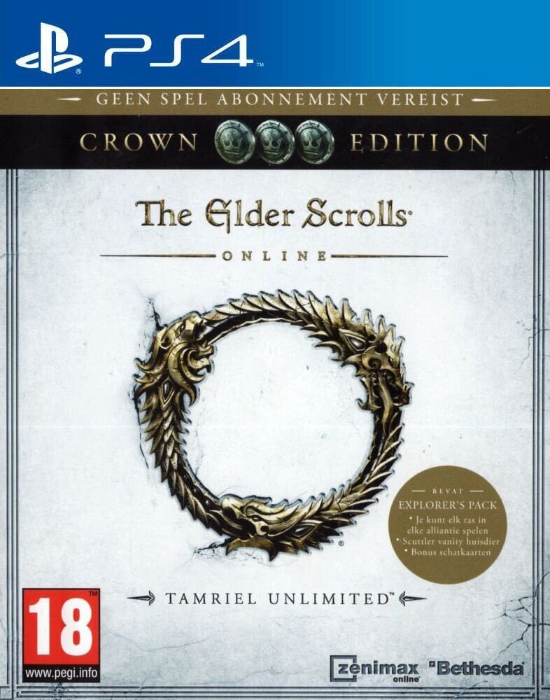The Elder Scrolls Online: Tamriel Unlimited - Crown Edition PS4 цена и информация | Arvutimängud, konsoolimängud | kaup24.ee