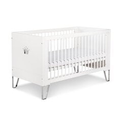 Kasvav võrevoodi Little Sky Blanka 140x70 cm, valge цена и информация | Детские кроватки | kaup24.ee