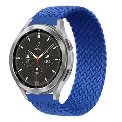 (20 mm Atlantic Blue) punutud soloaasa rihm Samsung Galaxy Watch 4 Classic 46 mm 42 mm nutikella käevõru Galaxy Watch Active 2 rihm, 44 mm 40 mm – kellarihmad hind ja info | Nutikellade ja nutivõrude tarvikud | kaup24.ee