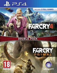 Far Cry Primal and Far Cry 4 Double Pack PS4 цена и информация | Компьютерные игры | kaup24.ee