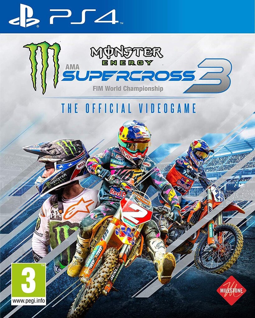 PS4 Monster Energy Supercross 3 - The Official Videogame цена и информация | Arvutimängud, konsoolimängud | kaup24.ee