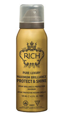 Kuumakaitsega läikesprei RICH Maximum Brilliance Protect & Shine Spray 125 ml hind ja info | Viimistlusvahendid juustele | kaup24.ee