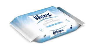 KLEENEX заменитель влажной туалетной бумаги Moist 42 шт цена и информация | Туалетная бумага, бумажные полотенца | kaup24.ee