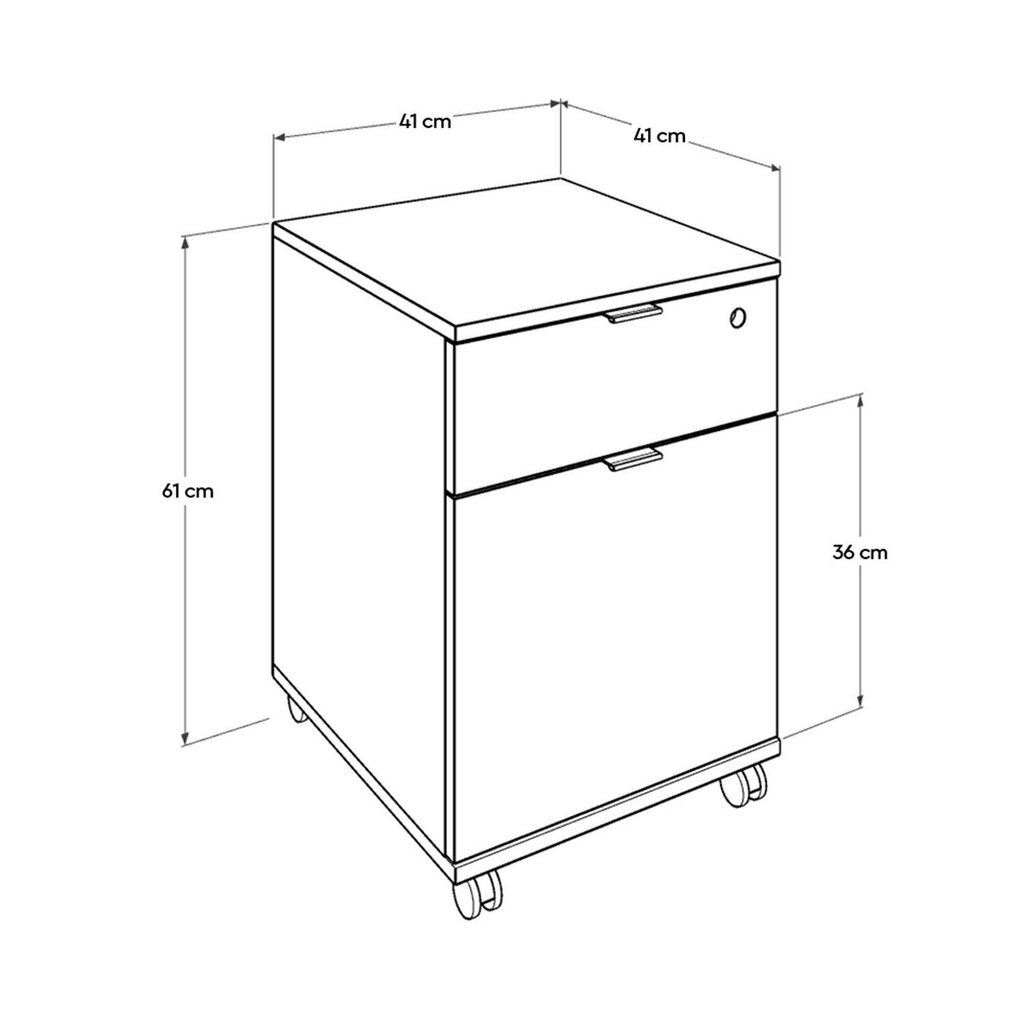 Sahtliboks Asir Rkm-311-Ss-1, pruun цена и информация | Elutoa väikesed kapid | kaup24.ee