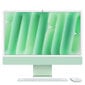 iMac 24” 4.5K Retina, Apple M4 10C CPU, 10C GPU/16GB/512GB SSD/Green/RUS MWV03RU/A цена и информация | Lauaarvutid | kaup24.ee