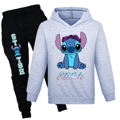 Stitch Casual kapuutsiga sörkimispükste ülikond, poiste tüdrukute spordirõivaste ülikond, pusad teismelistele hind ja info | Meeste soe pesu | kaup24.ee