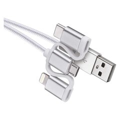 USB-MICRO B,C,i16P, 1M hind ja info | Emos Mobiiltelefonid, foto-, videokaamerad | kaup24.ee