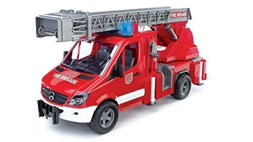 Bruder MB tuletõrjeauto heli ja valgusega цена и информация | Poiste mänguasjad | kaup24.ee
