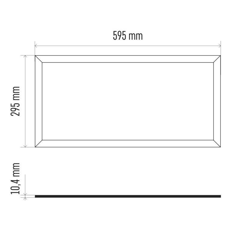 Led Paneel 30x60, Sisseehitatav, Valge, 18W NW hind ja info | Süvistatavad ja LED valgustid | kaup24.ee