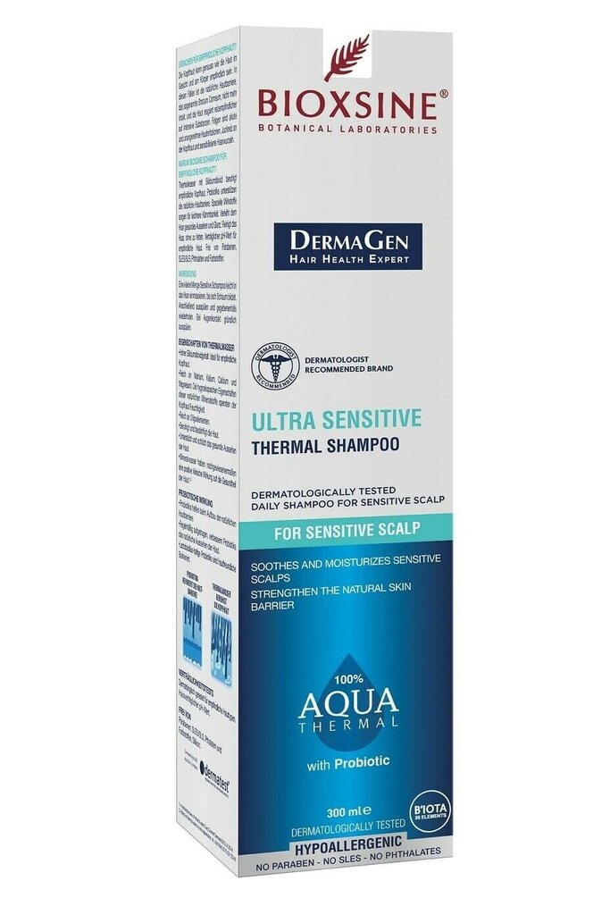 Šampoon tundlikule peanahale Bioxsine Ultra Sensitive 300 ml цена и информация | Šampoonid | kaup24.ee