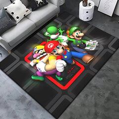 (mudel 3-60x90cm (23x35 tolli))Super Mario Game HD trükitud vaibavaip elutoa jaoks magamistoa kaunistamiseks piknikulaagri köök vaip roomava vaiba kaunistus hind ja info | Vaibad | kaup24.ee