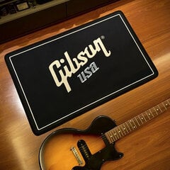 (2-50x80cm)Gibson kitarr dekoratiivne tekst muusika vaip magamistuba elutuba vannituba rõdu töötuba restoran kontor libisemiskindel põrandapadi цена и информация | Ковры | kaup24.ee