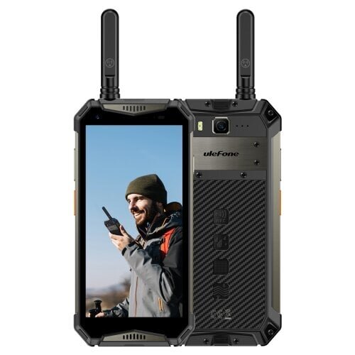 Ulefone Armor 20WT vastupidav telefon, raadiosaatja funktsioon, topelt 4G, 20 GB + 256 GB, IP68/IP69K veekindel tolmukindel löögikindel, näo ID ja sõrmejäljetuvastus, 10850 mAh aku, 5,65 tolli Android 12 kuni MediaTek Helio G299 kuni 2000 kuni 2000 meetri hind ja info | Telefonid | kaup24.ee