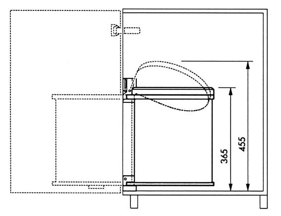 Hailo prügikast "Compact-Box" suurus M 15 l roostevaba teras 3555-101 hind ja info | Prügikastid | kaup24.ee