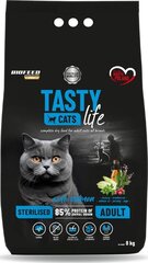 Сухой корм для стерилизованных кошек Biofeed Tasty Cats Life Sterilized с лососем, 8 кг цена и информация | Сухой корм для кошек | kaup24.ee