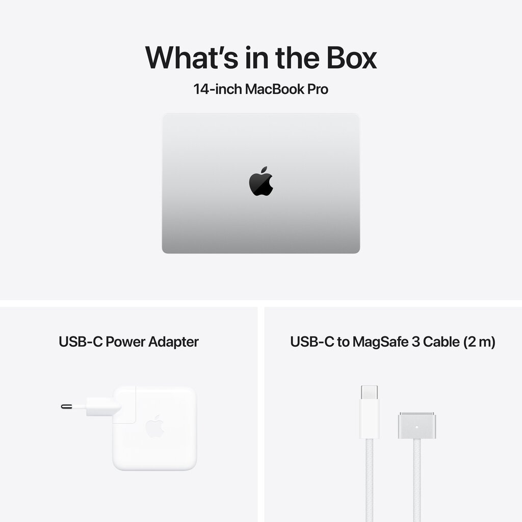 MacBook Pro 14" Apple M4 10C CPU, 10C GPU/24GB/1TB GB SSD/Silver/RUS MCX14RU/A цена и информация | Sülearvutid | kaup24.ee