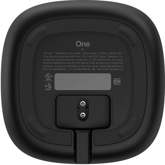 Sonos One SL ONESLEU1BLK, must hind ja info | Kõlarid | kaup24.ee