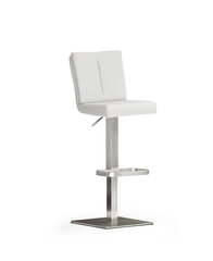 Барный-полубарный стул MC Akcent Bruni, белый цена и информация | Стулья для кухни и столовой | kaup24.ee