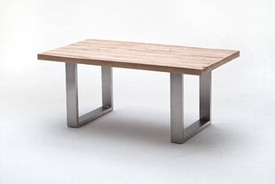 Обеденный стол MC Akcent Castello, 180x100 см, белый/серебристый цена и информация | Кухонные и обеденные столы | kaup24.ee
