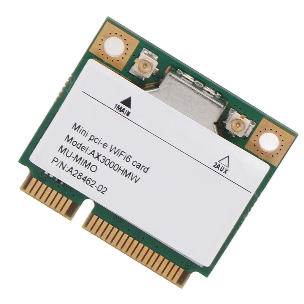 Mini PCIE võrgukaardi Wifi6 3000Mbps kiire traadita WiFi-kaart 802.11ax/ac 2,4G 5GHz võrgukaardi adapter hind ja info | Tahvelarvuti kaaned ja kotid | kaup24.ee