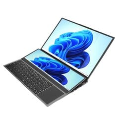 16-tolline 14-tolline kahe ekraaniga sülearvuti 512 GB PCIe NVMe M.2 SSD 32 GB DDR4 RAM sülearvuti Intel Core I7 CPU 100-240 V USA pistik jaoks hind ja info | Tahvelarvuti kaaned ja kotid | kaup24.ee