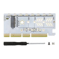 PCIe-NVMe-adapterikaart 64Gbps PCIe 4.0 Plug and Play stabiilne ja ohutu NVMe SSD-PCIe-kaart 2230 2242 2260 2280 PCIE NVME jaoks hind ja info | Lisatarvikud korpustele | kaup24.ee