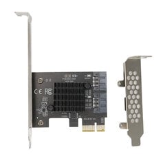 PCIe to SATA 3.0 laienduskaart 6Gbps edastusstabiilne Plug and Play PCIe SATA 3.0 kontrolleri kaart lauaarvutile hind ja info | Lisatarvikud korpustele | kaup24.ee