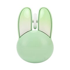 Беспроводная мышь Cute Rabbit 2.4G с регулируемой чувствительностью DPI, радиусом действия 33 фута, бесшумная игровая мышь с питанием от батареек, зеленая цена и информация | Аксессуары для корпусов | kaup24.ee