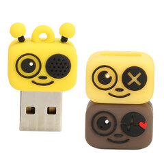 Flash draiv PVC Cartoon Bee Style USB 2.0 standardne kiirvahetusega kaasaskantav USB-mälupulk kontoritööle, kollane 32 GB hind ja info | Mälupulgad | kaup24.ee