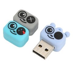 Flash draiv PVC Cartoon Bee Style USB 2.0 standardne kiirvahetusega kaasaskantav USB-mälupulk Office Business Blue 64GB hind ja info | Mälupulgad | kaup24.ee