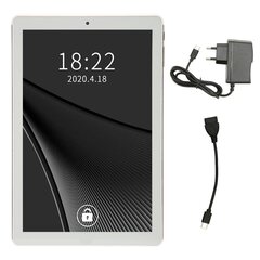 10-дюймовый планшет 3 ГБ ОЗУ 64 ГБ ПЗУ для Android 11 Octa Core 3G Network WiFi HD Tablet PC 100–240 В Серый EU Plug цена и информация | Чехлы для планшетов и электронных книг | kaup24.ee