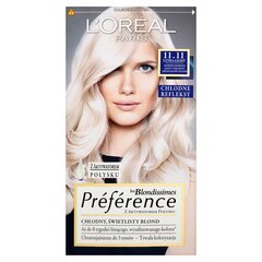 Стойкая краска для волос L'Oreal Paris Preference, 11.11 Ultra Light цена и информация | Краска для волос | kaup24.ee