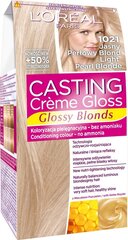 Juuksevärv L'Oreal Paris Casting Creme Gloss, 1021 Pearl Blonde, 1021 Pearl Blonde hind ja info | Juuksevärvid | kaup24.ee