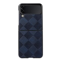 Чехол Green Weave Plaid Pu Из Искусственной Кожи, Совместимый С Samsung Galaxy Z Flip 3 5G цена и информация | Чехлы для телефонов | kaup24.ee