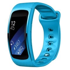 Небесно-Голубой, Совместимый С Силиконовым Ремешком Для Часов Samsung Gear Fit2 Pro, Размер: S цена и информация | Чехлы для телефонов | kaup24.ee