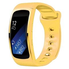 Желтый, Совместим С Силиконовым Ремешком Для Часов Samsung Gear Fit2 Pro, Размер: S цена и информация | Чехлы для телефонов | kaup24.ee