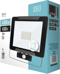Светодиодный прожектор Ideo 50W Pir цена и информация | Фонарики, прожекторы | kaup24.ee