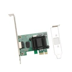 PCI E Gigabit Ethernet võrgukaart Intel 82574L kiibile 10 100 1000Mbps RJ 45 võrguadapter lauaarvuti jaoks hind ja info | Lisatarvikud korpustele | kaup24.ee