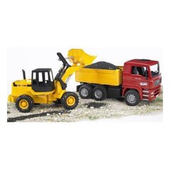 Kallur + traktor koos laaduriga Bruder, 02752 hind ja info | Poiste mänguasjad | kaup24.ee