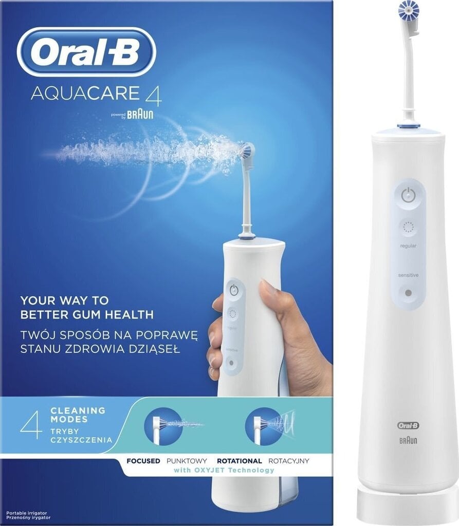 Oral-B AquaCare 4 цена и информация | Irrigaatorid | kaup24.ee