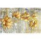 Fototapeet - Kunstilised kuldsed lilled цена и информация | Fototapeedid | kaup24.ee