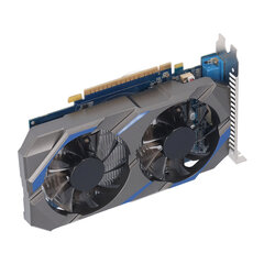 Arvuti graafikakaardid GDDR5 GTX750TI 2GB 1072MHz 5400MHz kahe ventilaatoriga 4K HDR Tech 2G graafikakaardid 128bit lauaarvutile hind ja info | Lisatarvikud korpustele | kaup24.ee