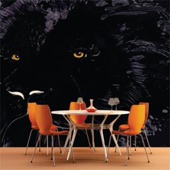 Fototapeet - Lõvi illustratsioon tumedates värvides hind ja info | Fototapeedid | kaup24.ee
